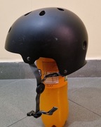 Kask dziecięcy na rolki hulajnogę Oxelo czarny 