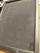 Duże pudełko na 5 zamówień (kwadratowe) i 15 medali (10 kwadratowych)  