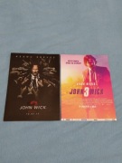 Ulotki kinowe z serii John Wick zestaw 2 sztuk 