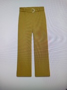Spodnie bawełniane z paskiem ZARA rozmiar S 
