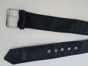 Czarny pasek damski miękka skórka