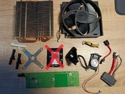 Zestaw części z konsoli XBOX ONE radiator, wentylator, panel przedni, kable