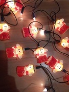 Lampki choinkowe prl vintage aniolki