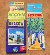 6 Map Turystyczne, geograficzne-plany miast