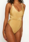 Moda Minx Amour Multiway złoty Kostium kąpielowy roz. M champange