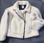 Hugo Boss Kids Kurtka rozmiar 126 Futerko Płaszcz Zimowy Dziewczęcy Teddy