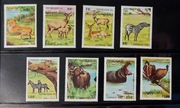 !!! CONGO FAUNA AFRYKI 8szt... KOMPLETNA_SERIA...CZYSTE**!!!