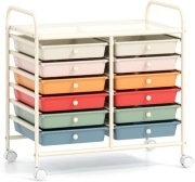 Wózek z 12 szufladami na kółkach COSTWAY JV12580GW