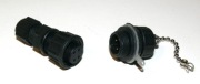 Wtyk + gniazdo 4 pin +pokrywka 
