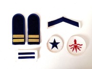 Zestaw na mundur Volksmarine naszywki naramienniki NVA DDR NRD