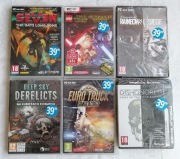 Zestaw gier PC DVD 6szt