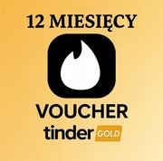 TINDER GOLD 12 MIESIĘCY / 1 ROK / KARTA PODARUNKOWA / KLUCZ VPN