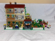 LEGO DUŻY DOM CITY WILLA MOC GARAŻ OGRÓD FIGURKI PŁYTKI ZWIERZĘTA ROŚLINY 