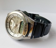 Zegarek Casio AQ-180W vintage telememo 10 test battery illuminator