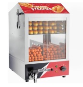 Parowar do hot dogów 42L 2 poziomy bułki + parówki