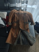 Kożuch, ciepły, długi. Rozmiar M,