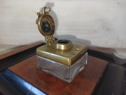 Antyk kałamarz wiktoriański Anglia XIX wiek