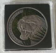 Srebrna Moneta Laos Panthera Tigris 2021, Jedna Uncja KOLOR + Certyfikat