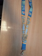 Smycz reklamowa brelok radio ESKA 2 x 45 cm