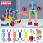 Kreatywny Zestaw Klocki Konstrukcyjne STEM dla Dzieci 3+