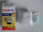 Moskitiera na okno dachowe Tesa 1,20m x 1,40m