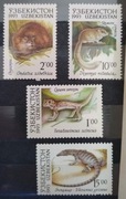 Fauna zwierzęta płazy ssaki jaszczurki Uzbekistan