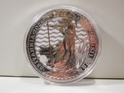 10 FUNTÓW - (pounds) 2024 r. 10 uncji (oz), Ag 999, st. menniczy.