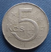 Moneta Czechosłowacja 5 Koron 1983