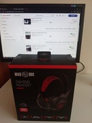 Słuchawki MAD DOG GH003 Nauszne RGB dla graczy