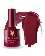 Bordowy Hybrydowy Lakier do paznokci 10 ml UV/LED Trwałość do 3 tygodni
