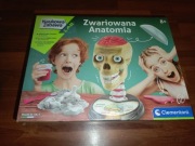 ZWARIOWANA ANATOMIA Clementoni 50697 CZASZKA MODEL edukacyjna