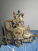 Zegar kominkowy Domdekoracji złoty 34cm