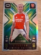 MATCH ATTAX EXTRA 2024/25 LIMITED X FACTOR LE 18 LEAH WILLIAMSON ARSENAL