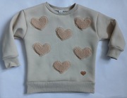 Bluza z serduszkami handmade