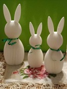 Figurki wielkanocne zając 3D /nowoczesny/