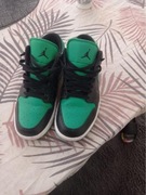 Air Jordan 1 low czarno zielone
