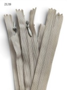 Zamek błyskawiczny kryty SAS 50cm #3, beżowy. 10 sztuk