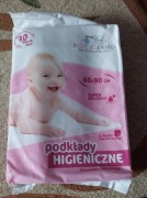 Bocioland podkłady higieniczne jednorazowe do przewijania 60x90 cm, 10 szt.