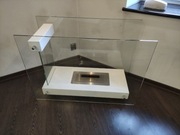 Duży szklany bio kominek wolnostojący