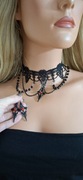 Zestaw biżuterii gotyckiej – Naszyjnik choker + kolczyki