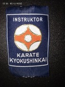 Naszywka na karategi Instruktor karate kyokushinkai