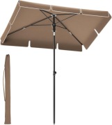 Parasol SONGMICS 200 x 125 cm – regulowany, składany, UPF 50+
