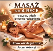 Masaż w duecie na 4 rece  lub  solo 2 rece.