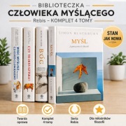 Blackburn MYŚL  / Ward BÓG / inne / 4 KSIĄŻKI REBIS - jak NOWE! OKAZJA!