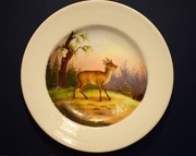 Młody jelonek - Talerz ozdobny , porcelanowy .