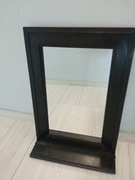 Vintage Ikea małe lustro ścienne z ruchomą półką 50x35cm.