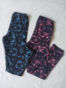 CARRY 2x legginsy z dżerseju motyle r. 128