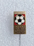 Odznaka RTS Widzew Łódź Puchar Polski 1984/1985 (PRL)