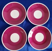 PORCELANA FINE CHINA LICHTE SPODEK POD FILIŻANKĘ 4 SZTUKI