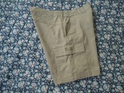 szorty męskie krótkie spodenki bojówki z kieszenią khaki Solognac L/XL